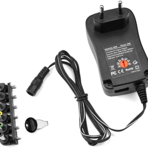 515s_c0btml._ac_sl1000_.jpg Τροφοδοτικό 30W 12V/2.5A Switching με 6 Κεφαλές