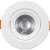 Avide LED Χωνευτό Σπότ 38° Στρογγυλό 7W Θερμό 3000K