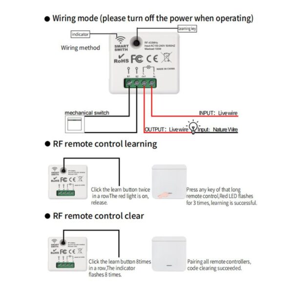 ATC WiFi & RF Breaker AC220V 433mhz