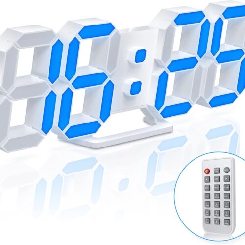61pae6_4zal._ac_sl1500_.jpg EDUP EH-LED1319 3D LED Wall Clock 9.5 Remote Control Digital Nightlight