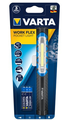 62514746_5672524290.jpg VARTA Φακός Εργασίας 17647 Work Flex Pocket Light LED 3xAAA (Περιλαμβ.)
