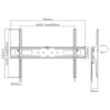 62f636da327ffa0002ab7f78.jpg Brateck Βάση TV Επιτοίχια LP42-69T 60" - 100"