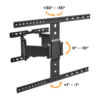 62fd9d80327ffa00024f4531.png Brateck Βάση TV Επιτοίχια LPA72-464 37" - 90" Ultra Slim