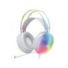 XO GE11 Gaming Ενσύρματα Ακουστικά με RGB Φωτισμό & Μικρόφωνο Λευκά