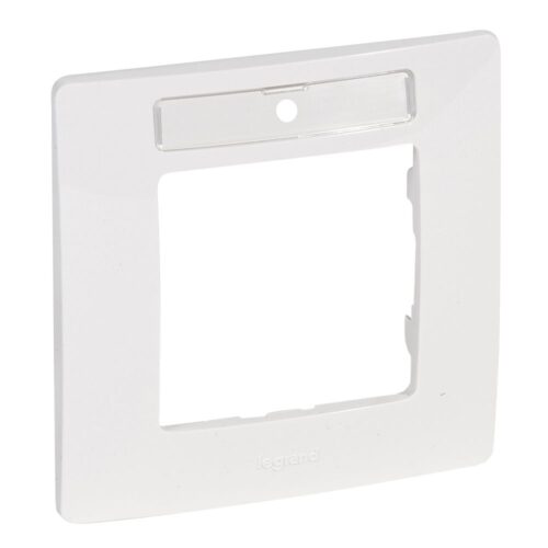 665006-LEGRAND-1000.jpg Niloe™ πλαίσιο 1 θέσης με ετικέτασε λευκό χρώμα