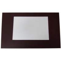 69105230.jpg Κρύσταλλο εξωτερικό κουζίνας 54x36cm καφέ IZOLA