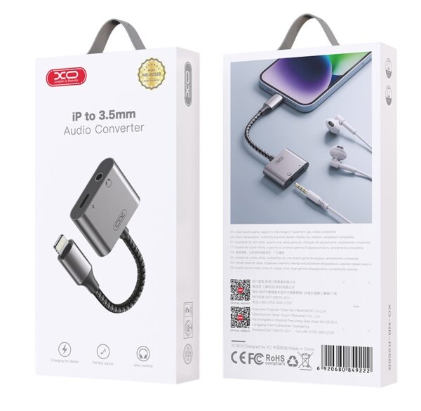 6_1_-photnb-r258boroom.jpg XO NB-R258B Αντάπτορας Lightning σε Lightning & 3.5mm