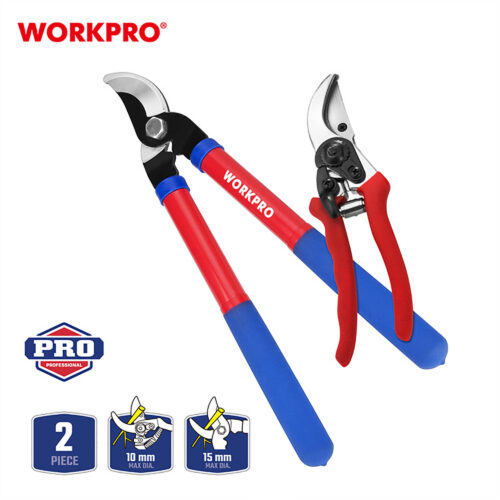 ΨΑΛΙΔΕΣ ΚΛΑΔΕΜΑΤΟΣ ΣΕΤ 2τμχ (ΚΟΡΜΟΥ & ΚΛΑΔΟΥ) WORKPRO WP204500