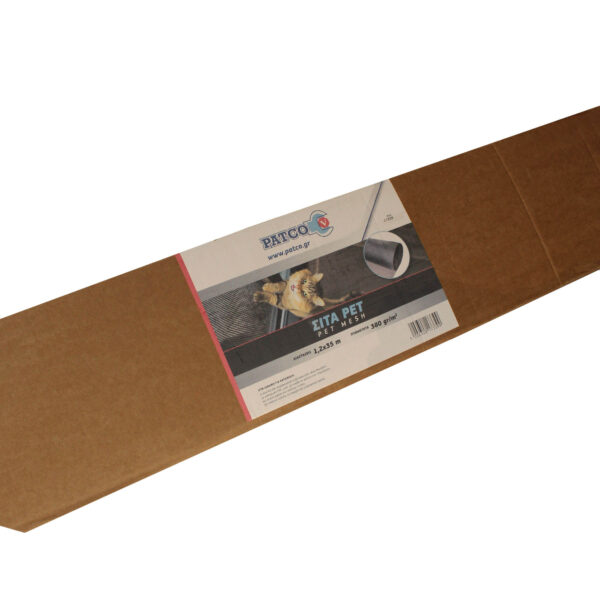 6ecd96b6-25fa-086e-b5f0-019c19e4baea.jpg ΣΙΤΑ ΚΑΤΟΙΚΙΔΙΩΝ (PET) FIBERGLASS & PVC ΜΑΥΡΗ 1,2X35m (380gr/τ.μ.) PATCO