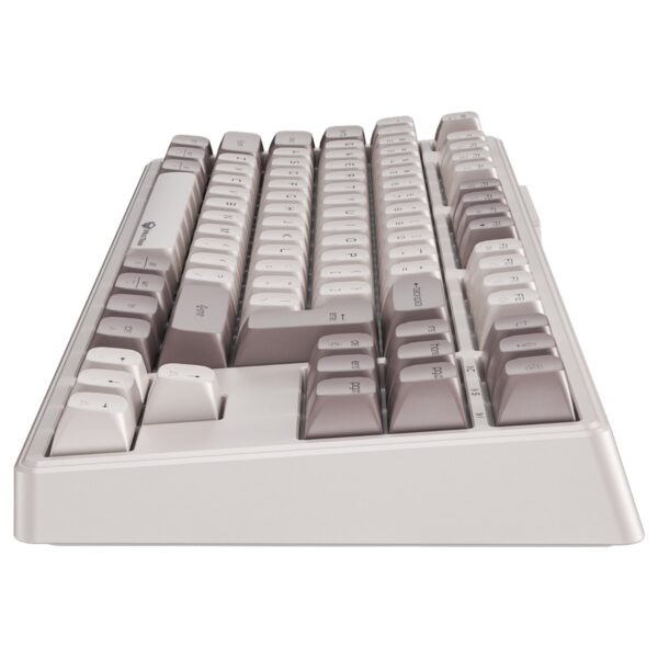 Meetion MT-MK14 Μηχανικό Πληκτρολόγιο Gaming Ενσύρματο & Ασύρματο με Bluetooth και 2.4G RGB Λευκό US