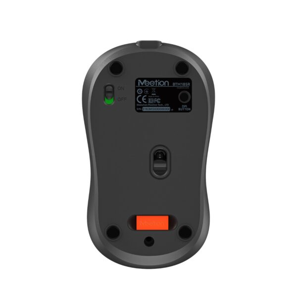 6mt-btm185r.jpg Meetion Ασύρματο Ποντίκι Office MT-BTM185R με Bluetooth & 2.4G Επαναφορτιζόμενο