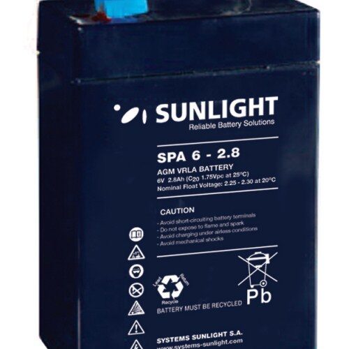 Sunlight Μολύβδου 6V 2.8A