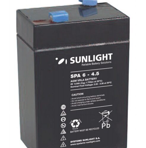 Sunlight Μολύβδου 6V 4.5A 16070