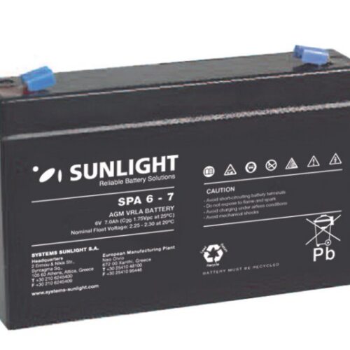 Sunlight Μολύβδου 6V 7A
