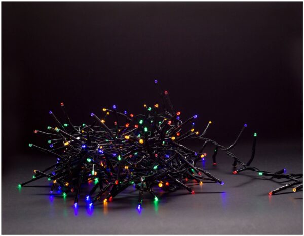 701.jpg Entac Χριστουγεννιάτικα Λαμπάκια IP44 700 LED Ψείρες Πολύχρωμα 14m