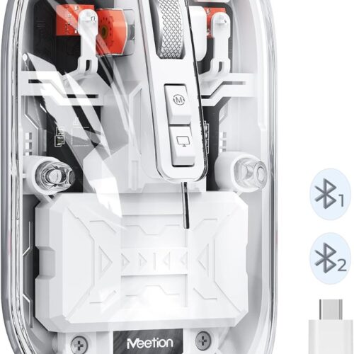 Meetion MT-BTM005 Ασύρματο Ποντίκι Λευκό