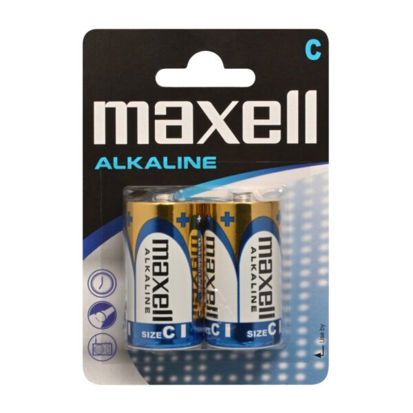 774417_maxell-c-lr14-2-blister_pack-front.jpg MAXELL Αλκαλικές Μπαταρίες LR14 C BL2