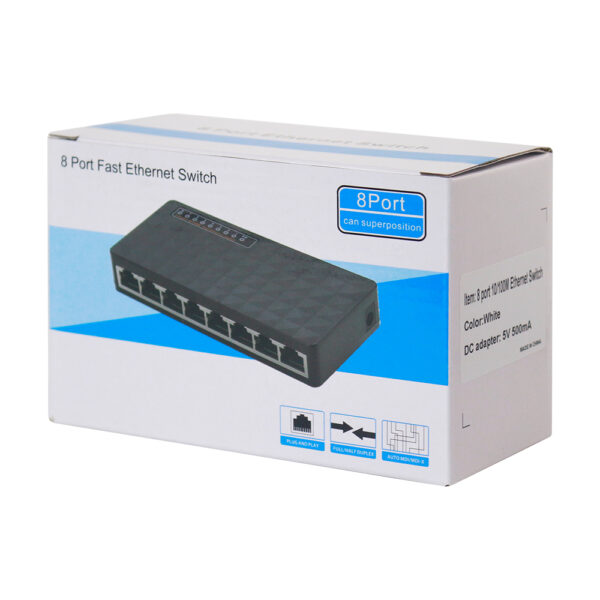 7_1_8.jpg EDUP EP-SG7811 Switch Δικτύου με 8 Θύρες 10/100M RJ45