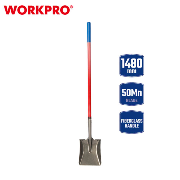 ΠΑΤΗΤΟ ΤΕΤΡΑΓΩΝΟ FIBERGLASS ΜΑΚΡΙΑ ΛΑΒΗ (1480mm) WP335008 WORKPRO