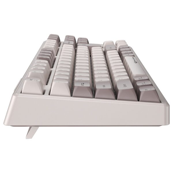 Meetion MT-MK14 Μηχανικό Πληκτρολόγιο Gaming Ενσύρματο & Ασύρματο με Bluetooth και 2.4G RGB Λευκό US