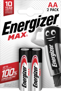 Energizer Max Plus Power Έξτρα Αλκαλικές Μπαταρίες E91 LR6/2BP