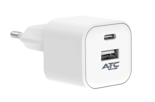 813euac.3166.jpg ATC-CH10 Φορτιστής PD με 2 Θύρες USB-Α & Type-C 12W