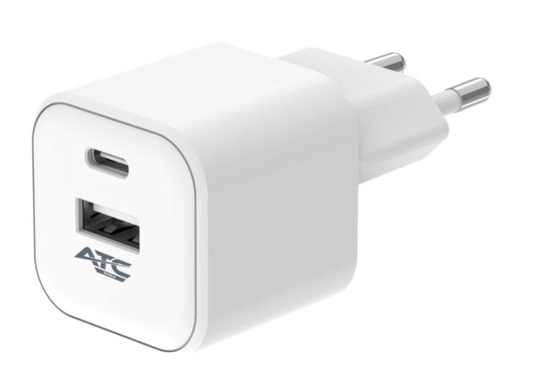 813euac.3170.jpg ATC-CH10 Φορτιστής PD με 2 Θύρες USB-Α & Type-C 12W