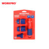 ΥΔΡΟΡΥΘΜΙΣΤΗΣ ΠΛΑΣΤΙΚΟΣ ΣΕΤ 5τμχ WP334006 WORKPRO (ΚΑΡΤΕΛΑ)