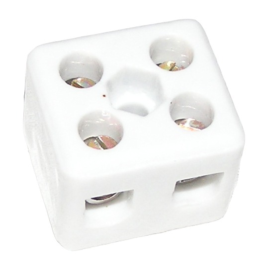 Κλέμενς πορσελάνης διπλή Φ6mm
