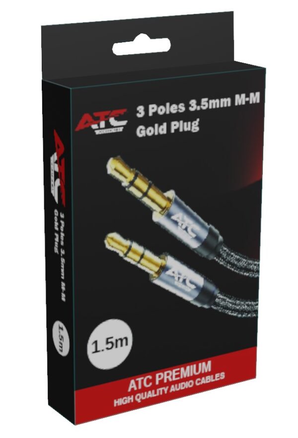 ATC HQ 3.5mm M / M Cable 1.5m