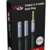 87.jpg Μετατροπέας ATC HQ 3.5mm 4PIN Θηλ. Σε 2x 3.5mm 0.35m