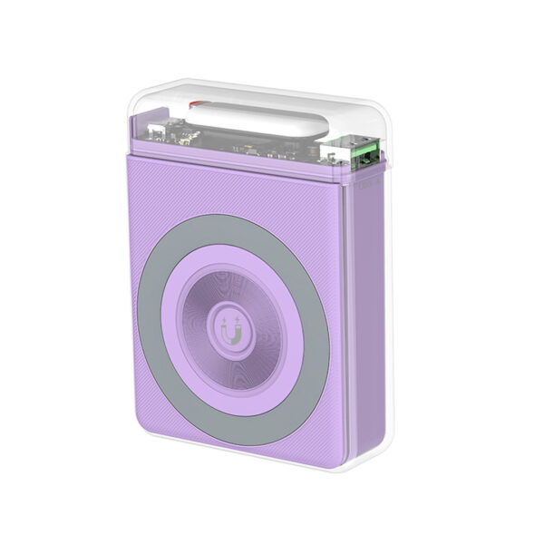 8_3_4.jpg XO PR226 Mini Transparent Light Display Magnetic Absorption Fast Charging 10000mAh (Purple)