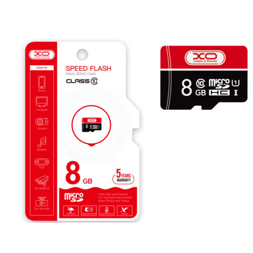 8gbtf.jpg XO Κάρτα Μνήμης 8GB CL10 Micro SD