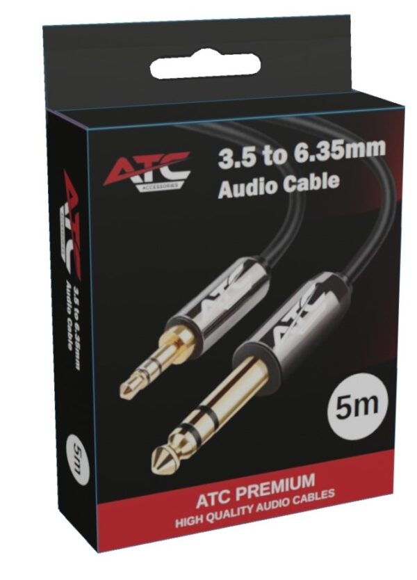 94_5m.jpg ATC HQ 3.5mm ST / 6.35 ST 5.0m Cable