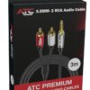 95_3m.jpg ATC HQ 3.5mm M/ 2 X RCA Cable 3m
