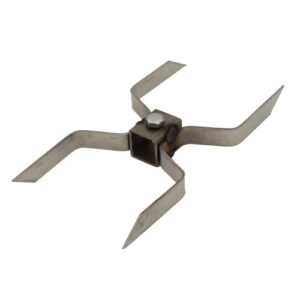 ΔΙΧΑΛΕΣ ΚΟΤΟΠΟΥΛΟΥ INOX (ΔΙΠΛΗ) (ΛΑΜΑΚΙ 15cm ) ΚΑΡΕ 16x16mm
