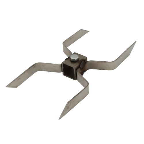ΔΙΧΑΛΕΣ ΚΟΤΟΠΟΥΛΟΥ INOX (ΔΙΠΛΗ) (ΛΑΜΑΚΙ 15cm ) ΚΑΡΕ 16x16mm