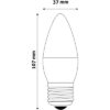 Avide Value LED Κερί E27 7W Ψυχρό 6400K