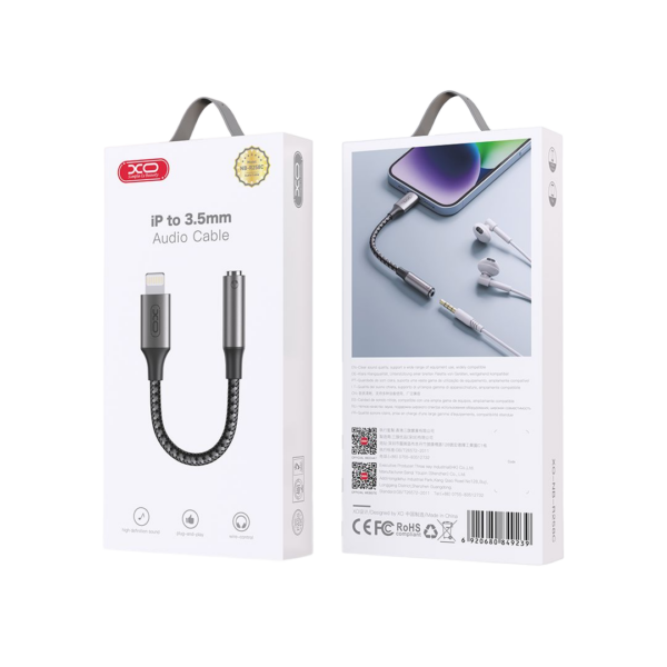 9_1_-photoroom.png-photoroom_1.png XO NBR258C Lightning adapter Lightning to 3.5mm