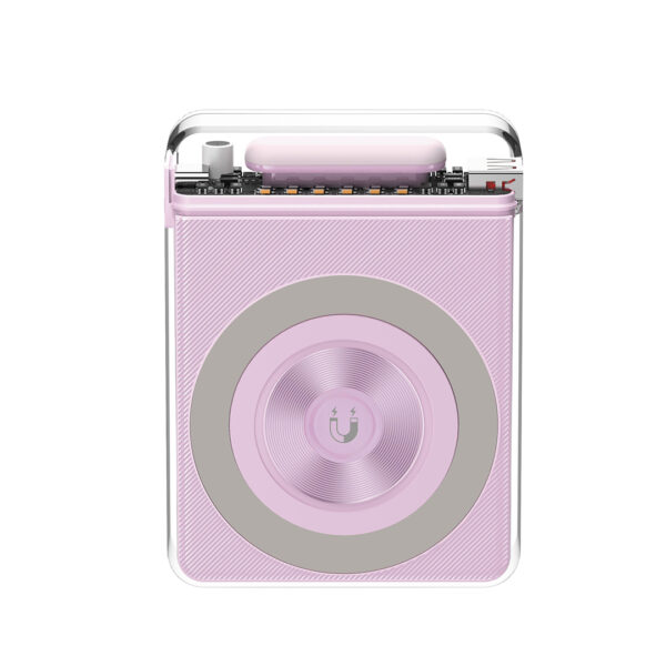 9_1_6.jpg XO PR226 Mini Transparent Light Display Magnetic Absorption Fast Charging 10000mAh (Purple)