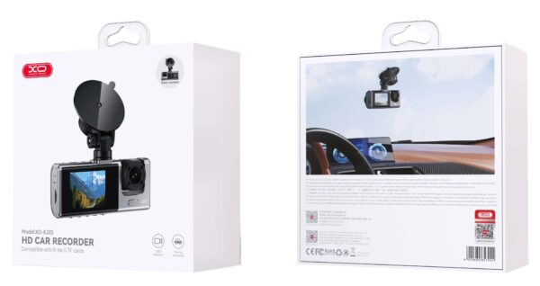 XO XJ03 Εμπρός και πίσω διπλή βιντεοκάμερα 1080 HD