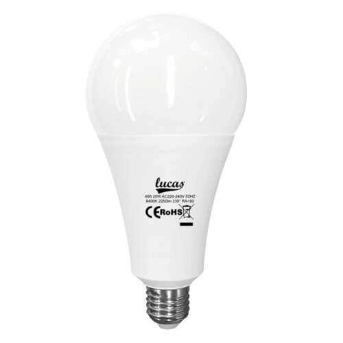 AA625.jpg ΛΑΜΠΑ LED 25W E27 3000klv A80 (min 10ΤΕΜ)
