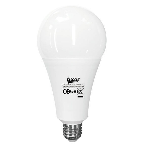 ΛΑΜΠΑ LED 25W E27 3000klv A80 (min 10ΤΕΜ)