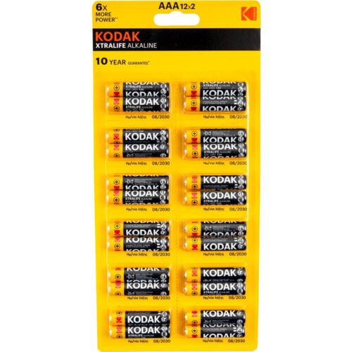 KODAK ΜΠΑΤΑΡΙΑ AAA (24PACK) (min 6ΤΕΜ)