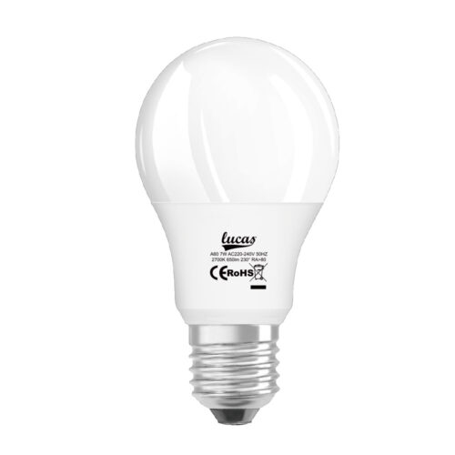 AB607.jpg ΛΑΜΠΑ LED E27 (12V - 48V) 11W AC/DC 2700 (min 10ΤΕΜ)