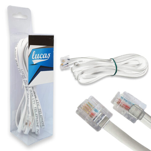 ALL-TEL-SET-WHITE.jpg ΚΛΙΠ - ΚΑΛΩΔΙΟ ΤΗΛΕΦΩΝΟΥ ΣΕΤ 2μ. ΛΕΥΚΟ