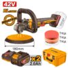 APLI42182E-1.jpg Αλοιφαδόρος Μπαταρίας 42V Li-Ion Φ 180mm +Εργαλειοθήκη Βαθιά 19"