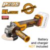 CAGLI211156-1.jpg Γωνιακός Τροχός Μπαταρίας 115mm 20V Li-Ion SOLO (διακόπτη σκανδάλης στην λαβή)