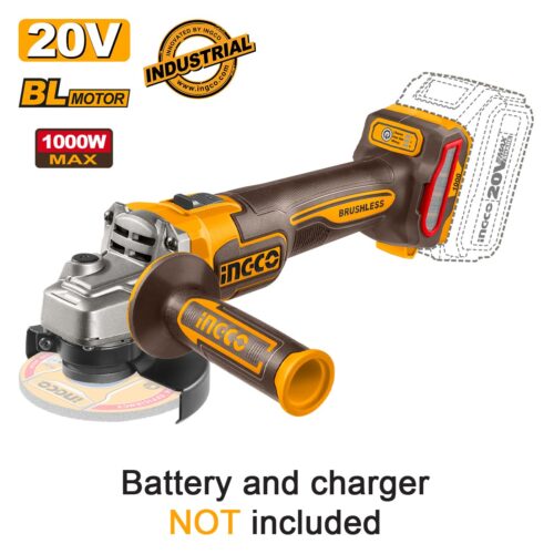 CAGLI27153E-1.jpg Γωνιακός Τροχός Μπαταρίας 115mm 20V Li-Ion SOLO