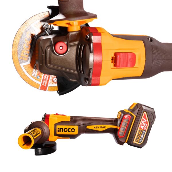 CAGLI4128112E-5.jpg Γωνιακός Τροχός Μπαταρίας 115mm 42V Li-Ion